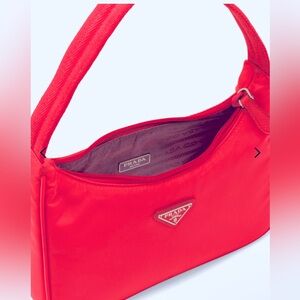 Prada re-edition nylon mini shoulder bag